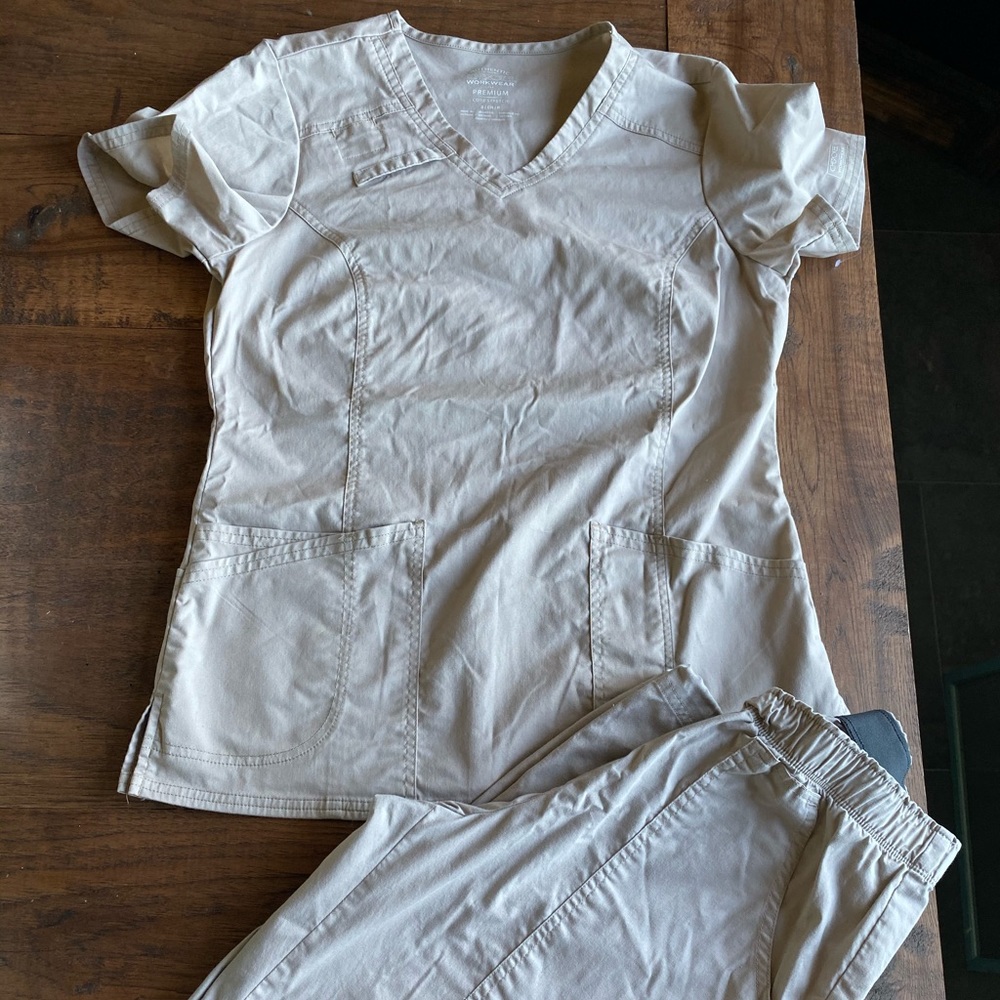 Khaki Cherokee Scrub Set
